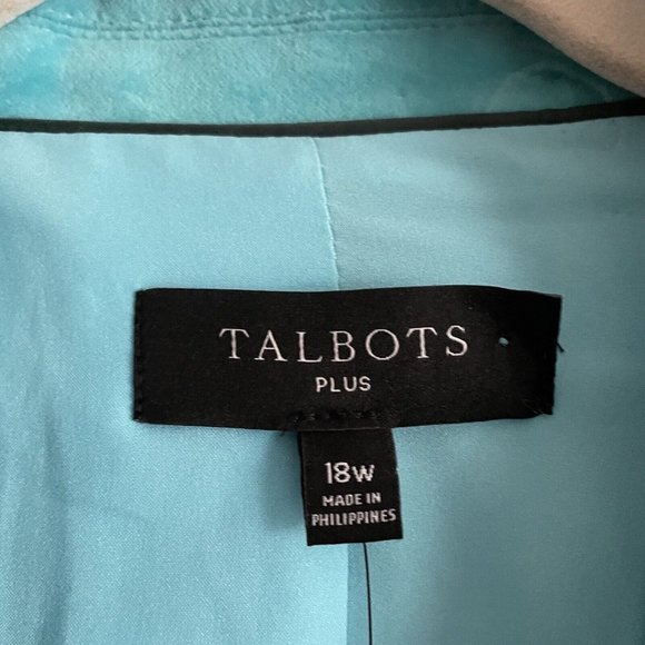 Talbots Aqua Blue Blazer - Picture 7 of 11